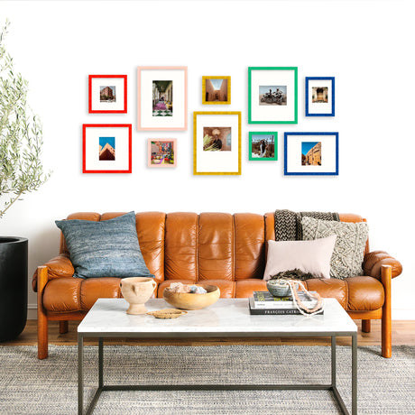 The Wide Organic Gallery Wall in Rainbow