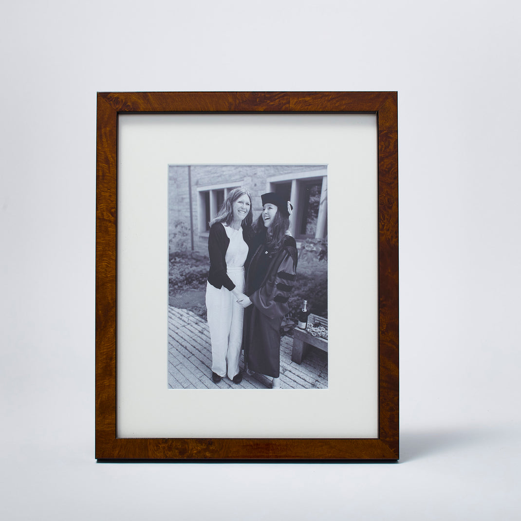 Burl Wood Tabletop Frame: 9x11