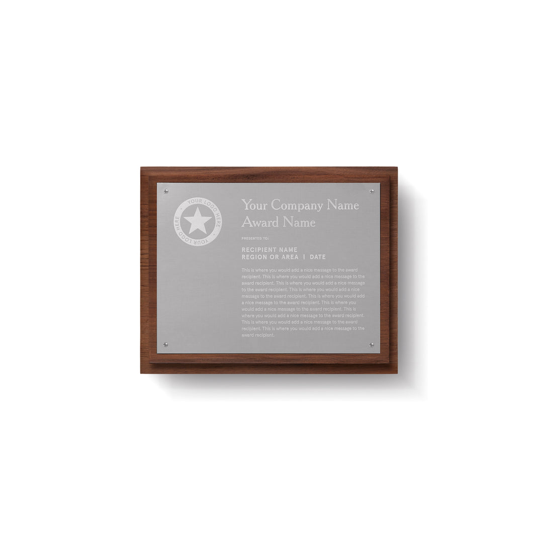The Award Plaque