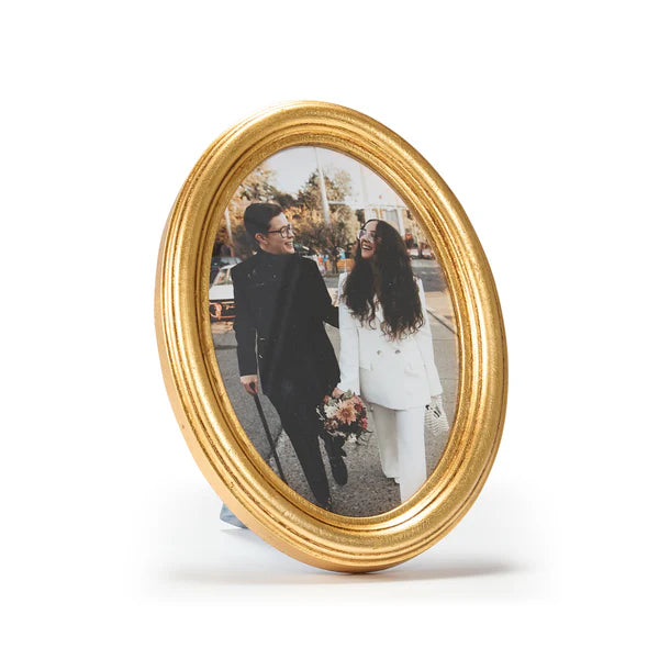 Antiqued Oval Tabletop Frame (Frame Only)